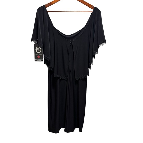 Frank Lyman Design Black Vneck Dress Size 10 NWT Brand New - Picture 8 of 12